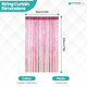 String Curtain Panel - Hot Pink